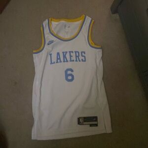 adult size small lebron james lakers jersey